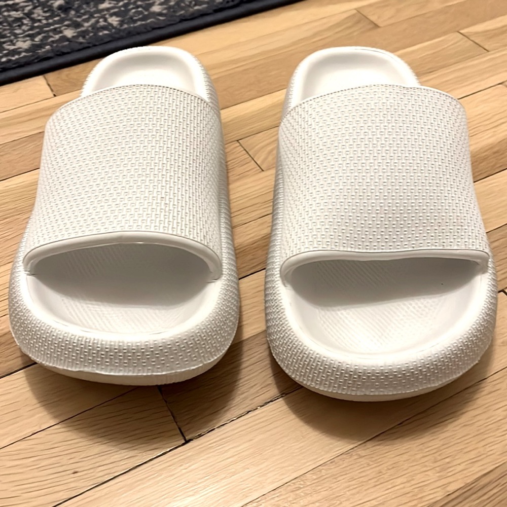 White Cloud Flip Flops